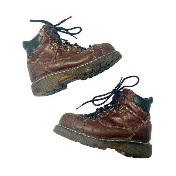 Dr Martens Vintage Steel Toe Industrial High Top Work Boots Size M 4 / W 5 - Picture 1 of 13